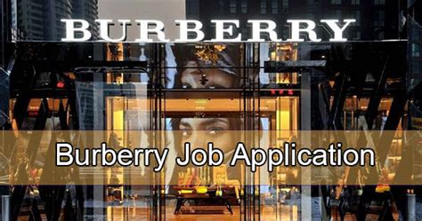 burberry usa jobs|Burberry fashion careers.